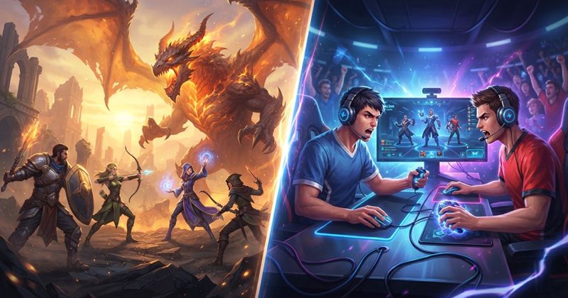 Kooperace, PvE a PvP: jak vybrat herní režim podle stylu hraní